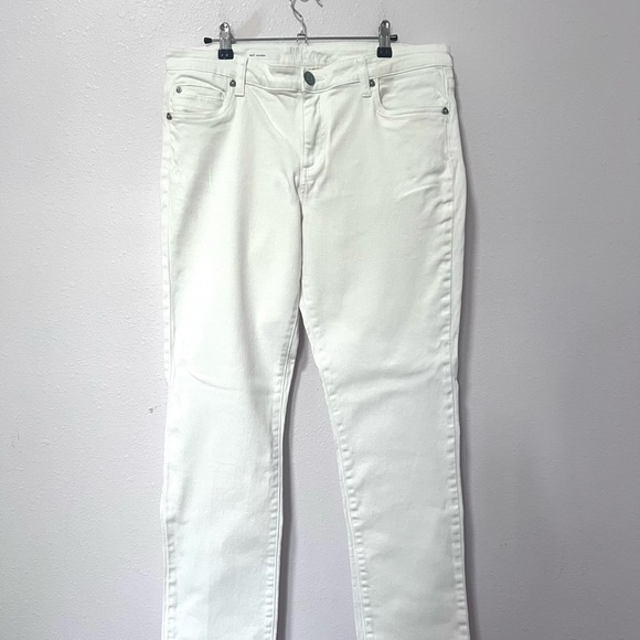 Kut from the Kloth Denim - Kut Katy boyfriend White Skinny Jeans with Sleek Fit 12